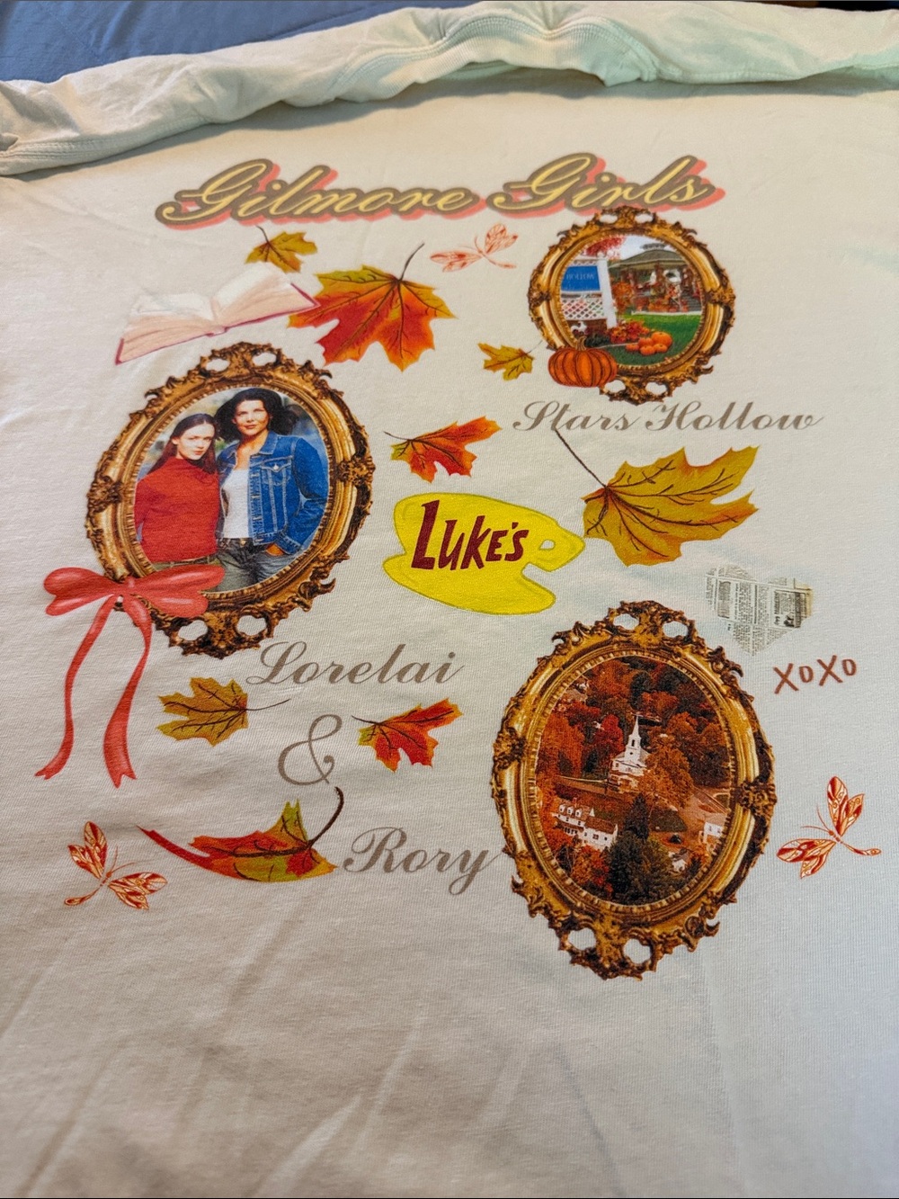 Gilmore Girls Graphic Tee with Fall Motif